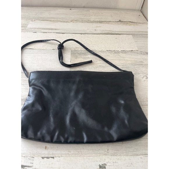 Black crossbody shoulder bag - Picture 2 of 9